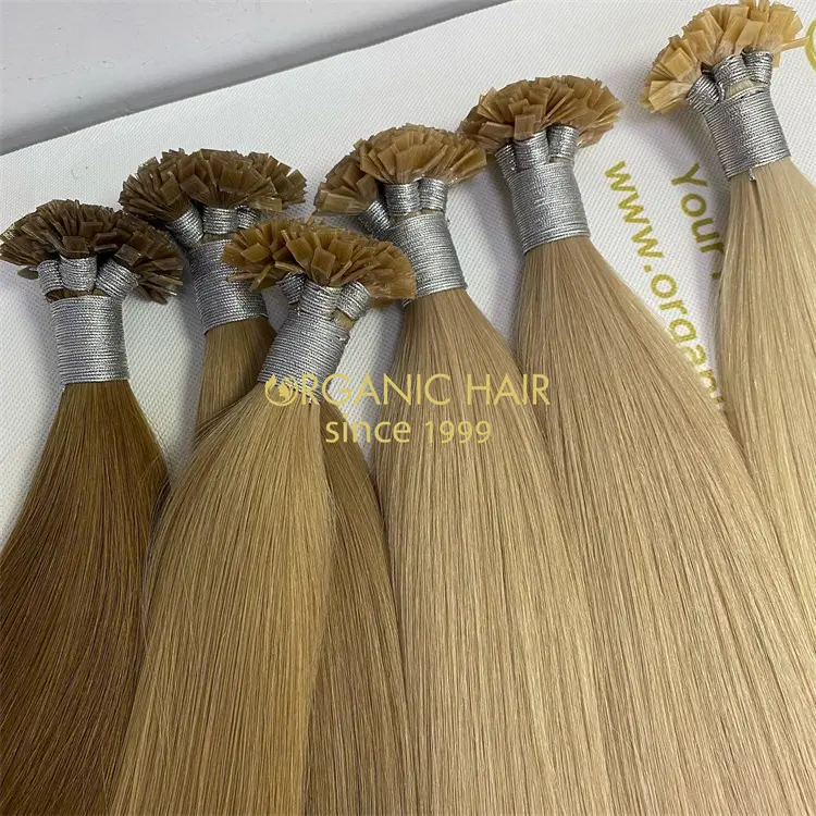 Wholesale 100%human Keratin tip hair extensions and customized color X432