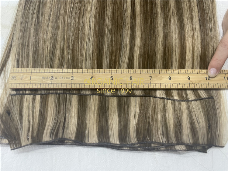 New arrival genius weft stocks from chinses hair extensions factory-r130