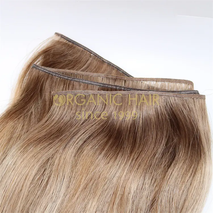 Innovative hair extension products-double sided genius weft