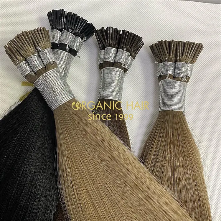 Wholesale 100%human Keratin tip hair extensions and customized color X432